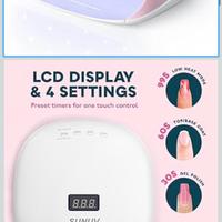 Lampada unghie UV LED gel manicure sensore Lcd