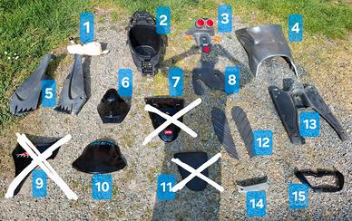 Pezzi per scooter Aprilia SR 50cc seconda serie