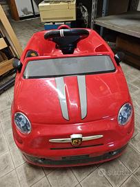 automobile gioco fiat 500 Abarth elettrica usata