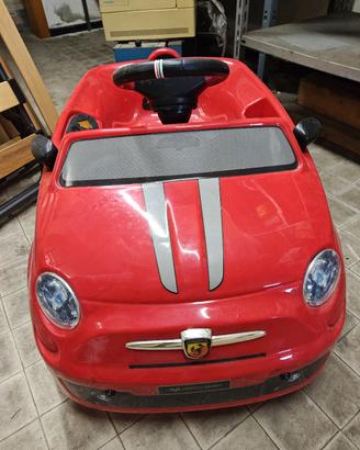 automobile gioco fiat 500 Abarth elettrica usata