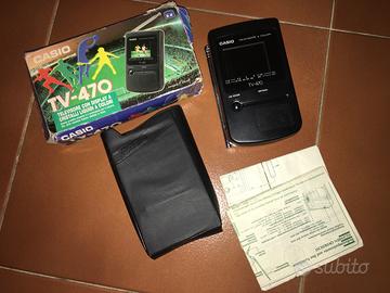 Mini TV Analogica CASIO TV-470 Vintage