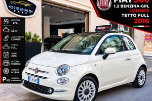 Fiat 500 1.2 Gpl - Lounge - Tetto Apribile 2016