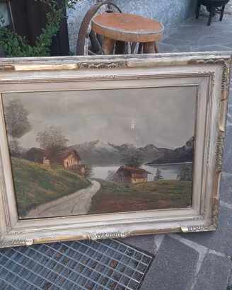 olio su tela anni 50/60