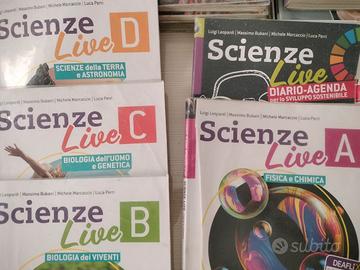 Scienze live Vol. A,B,C,D e Diario Agenda