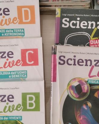 Scienze live Vol. A,B,C,D e Diario Agenda