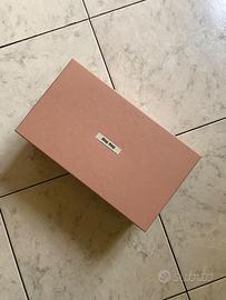 Ballerine miu miu bianche raso