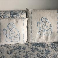 Coppia cuscini stampa romagnola