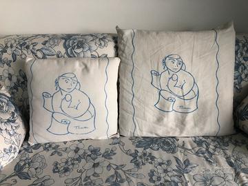 Coppia cuscini stampa romagnola