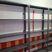 4 scaffali alluminio 5 ripiani