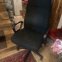 Sedia direzionale Castiglioni con braccioli