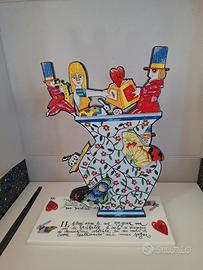 Francesco musante, statuetta in resina pubblicata 