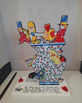 Francesco musante, statuetta in resina pubblicata 