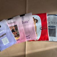 Set 5 paia di collant di colori vari