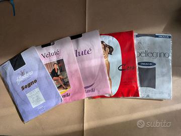 Set 5 paia di collant di colori vari