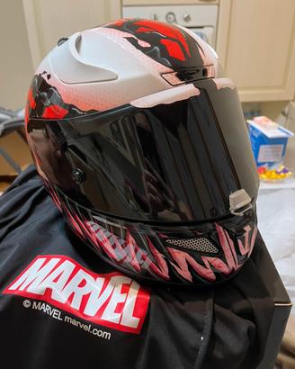 Casco con due visiere diura e notturnausato 2 volt
