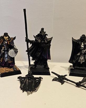 Guardie Nere Elfi Oscuri Warhammer in Metallo