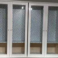 Mobile Credenza  anta vetro bianco laccato