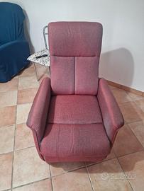 poltrona reclinabile motorizzata con telecomando