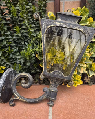 Lampada in Ferro Battuto Vintage