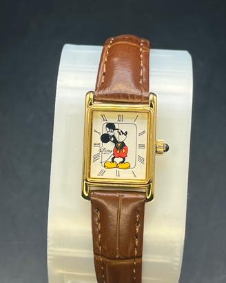 Orologio Disney Mickey Mouse Tank Vintage 🌟 Nuovo