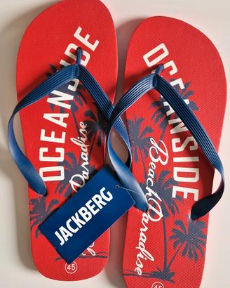 1 paio di ciabatte infradito uomo 45 