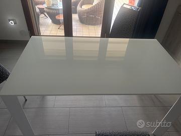 4 sedie calligaris + tavolo allungabile