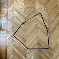 Coffee Table Vetro e Acciaio - Gubi Pedrera Design