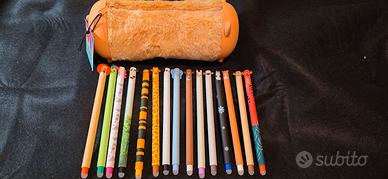 15 penne cancellabili con astuccio