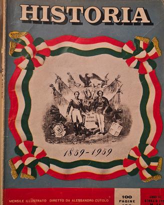Rivista HISTORIA annate complete 1958 e 1959