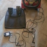 volante sequenziale e pedaliera logitech momo