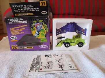 TRANSFORMERS G1 EXCAVATOR RINGHIO - GIG 1984