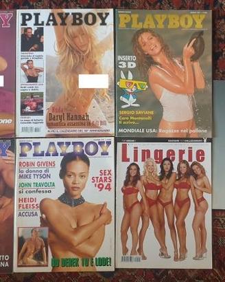 Lotto 5 Playboy Italia + 2 allegati Lingerie
