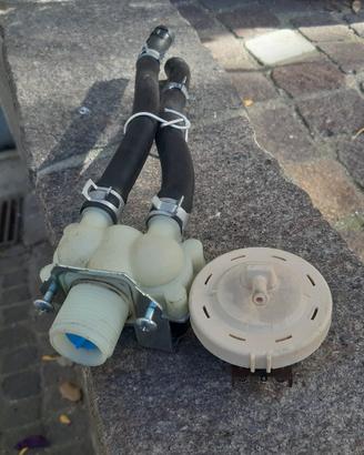 Elettrovalvola e pressostato lavatrice Lg F1296TD 