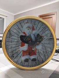 Decorazione babbo natale che si illumina
