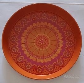 Vassoio Boho Chic vintage Inglese, 1970s