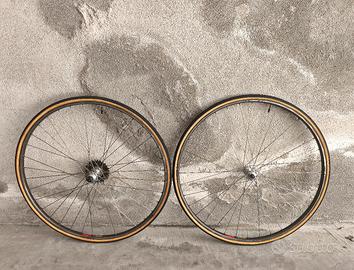 Ruote d'epoca tubolari Campagnolo Record/Mavic GP4
