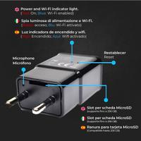 Telecamera Spia WiFi  Nascosta caricabatteria