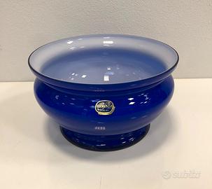 Grande ciotola in Vetro Opalino di BOEMIA -VINTAGE