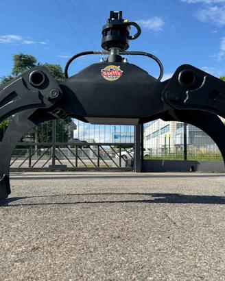 Pinza forestale rinforzata 1500 + rot ferrari FR50