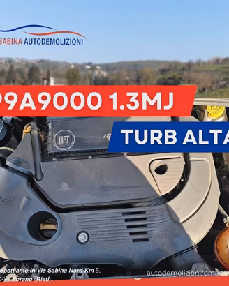 199a9000 motore 1.3 multijet turbina alta