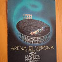 Cartolina Arena di Verona stagione luglio agosto71