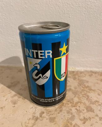Inter FC lattina bibita collezionismo 33cl