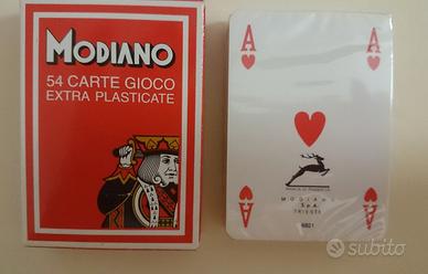 Carte da gioco MODIANO mazzo di 54 carte sigillate