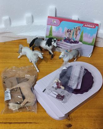 Schleich Horse Club Beauty Saloon 42588 + cavalli