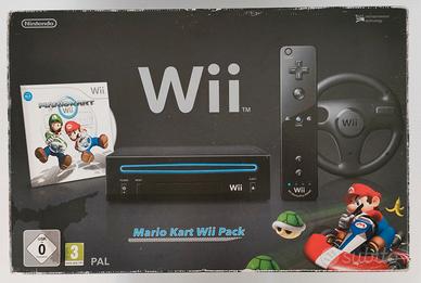 Nintendo Wii Mario Kart Pack Black Limited Edition