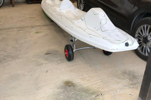 Canoa Biposto con carrello