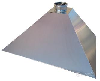 Cappa in acciaio inox su misura
