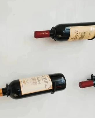 Porta bottiglie di vino da muro 