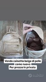 zaino Beige 
