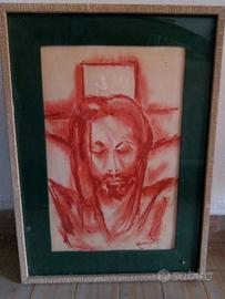 Quadro del Cristo 30 x 45 ( misure del disegno )